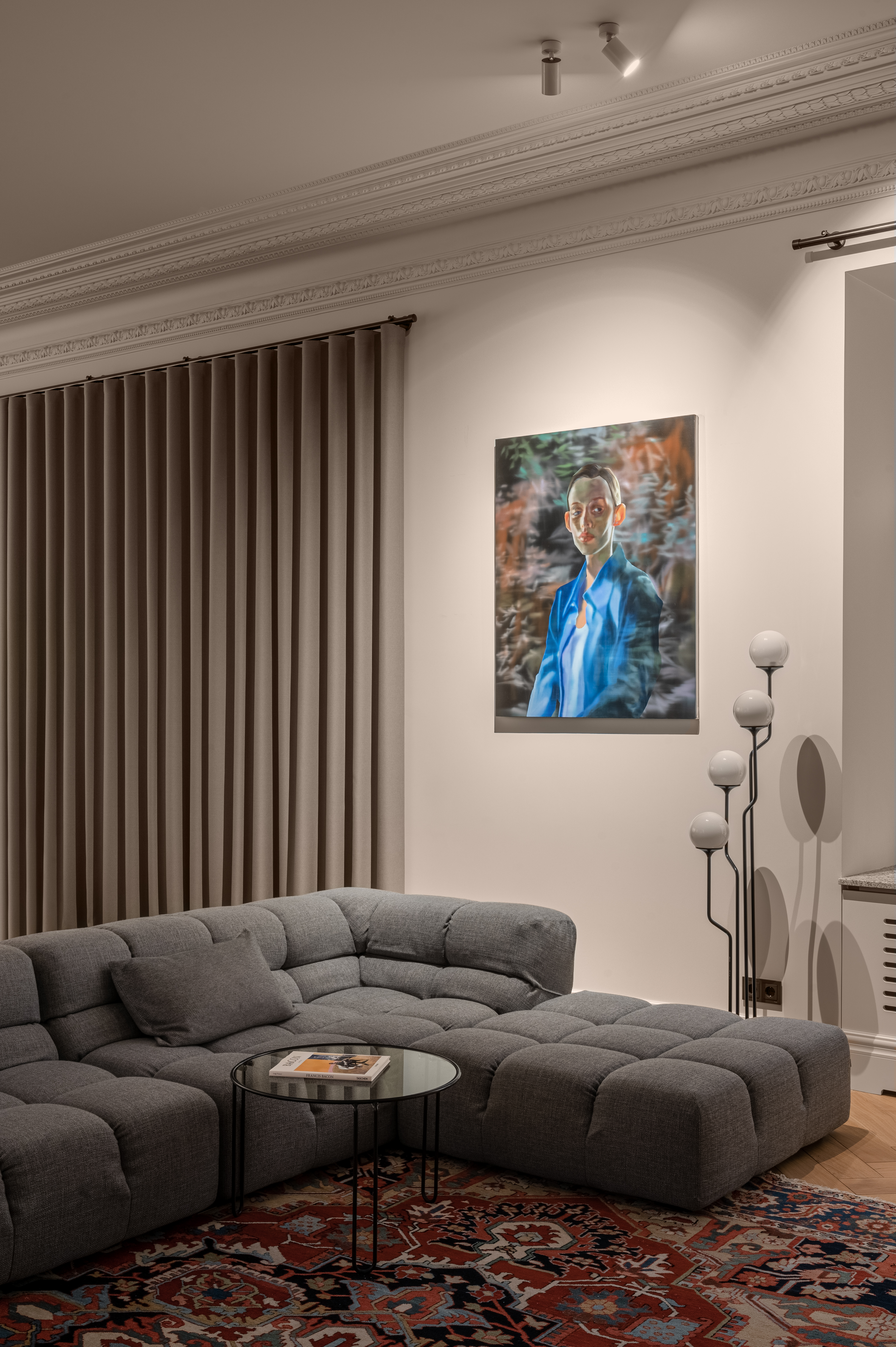 艺术收藏家公寓丨乌克兰基辅丨Yevheniia Dubrovska-54