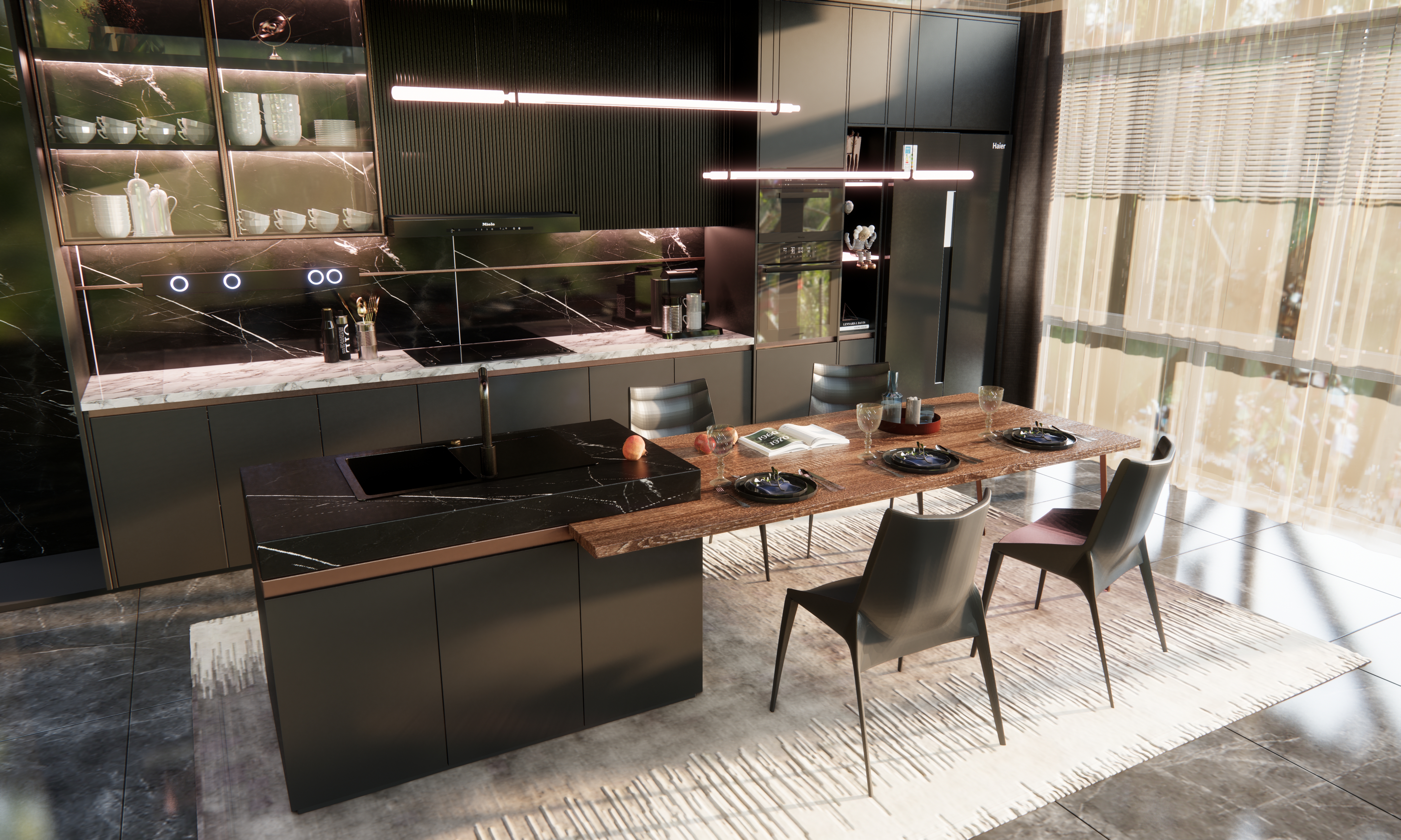 最近整理的一些家装案例效果图-23