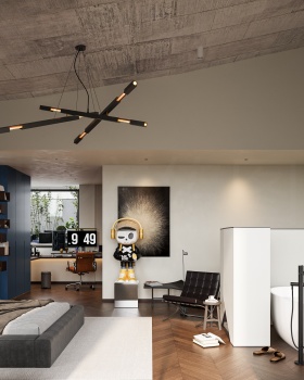 留白与构筑——工业风的空间叙事