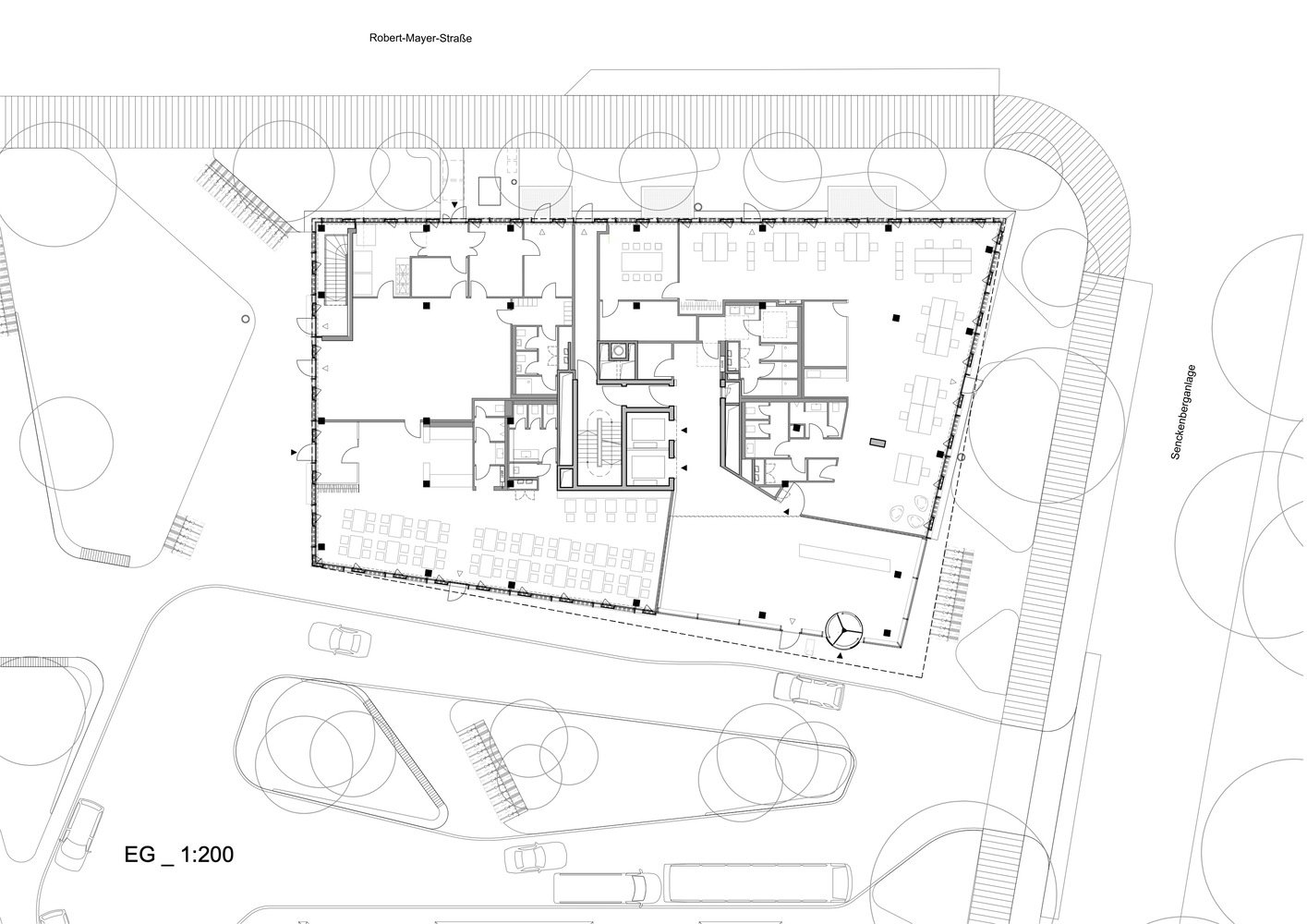 绿色生态办公建筑 Senckenberg Quarter丨Cyrus Moser Architekten-15