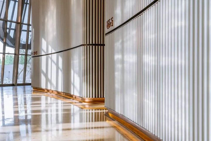 忠旺集团北京总部写字楼大堂设计-8