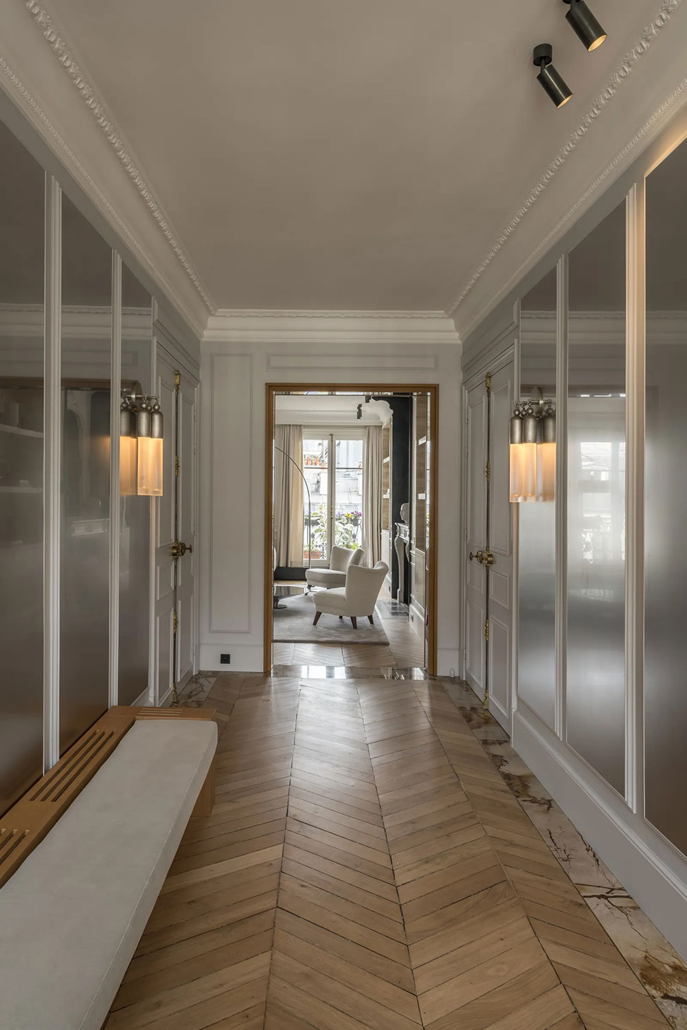 精致巴黎公寓中天然石材之美-19