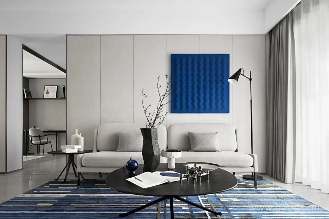 方直·彩虹公馆 | 现代轻奢的蓝色魅力-5