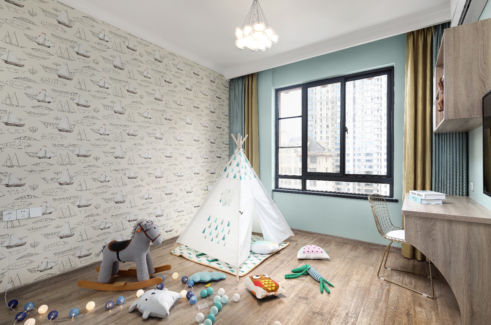 理想城 280m²楼中楼私宅  易.儒空间 Design-26