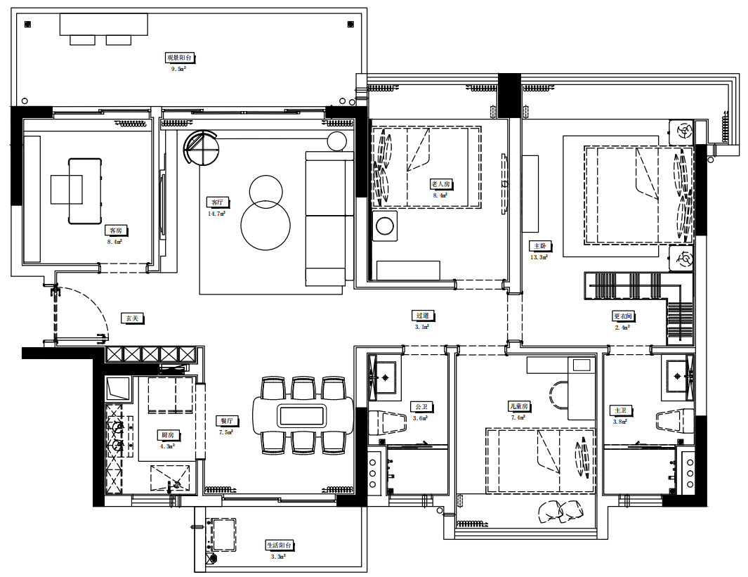 南太·珑玺样板间丨中国东莞丨元禾大千(软装),矩阵纵横设计股份有限公司(硬装)-63