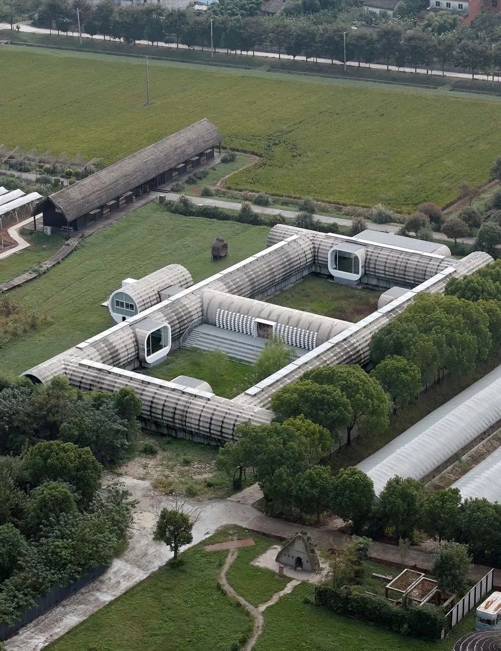 以靠建筑在浙江实现3D打印的田·美术馆-3