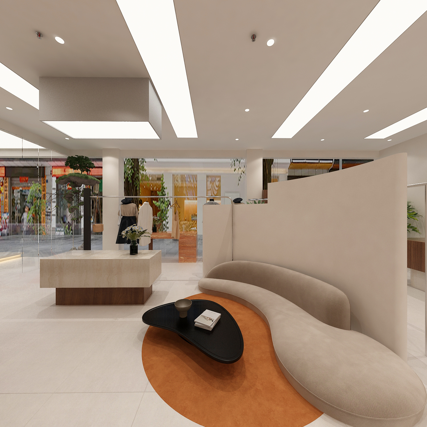 原创现代极简店设计-2