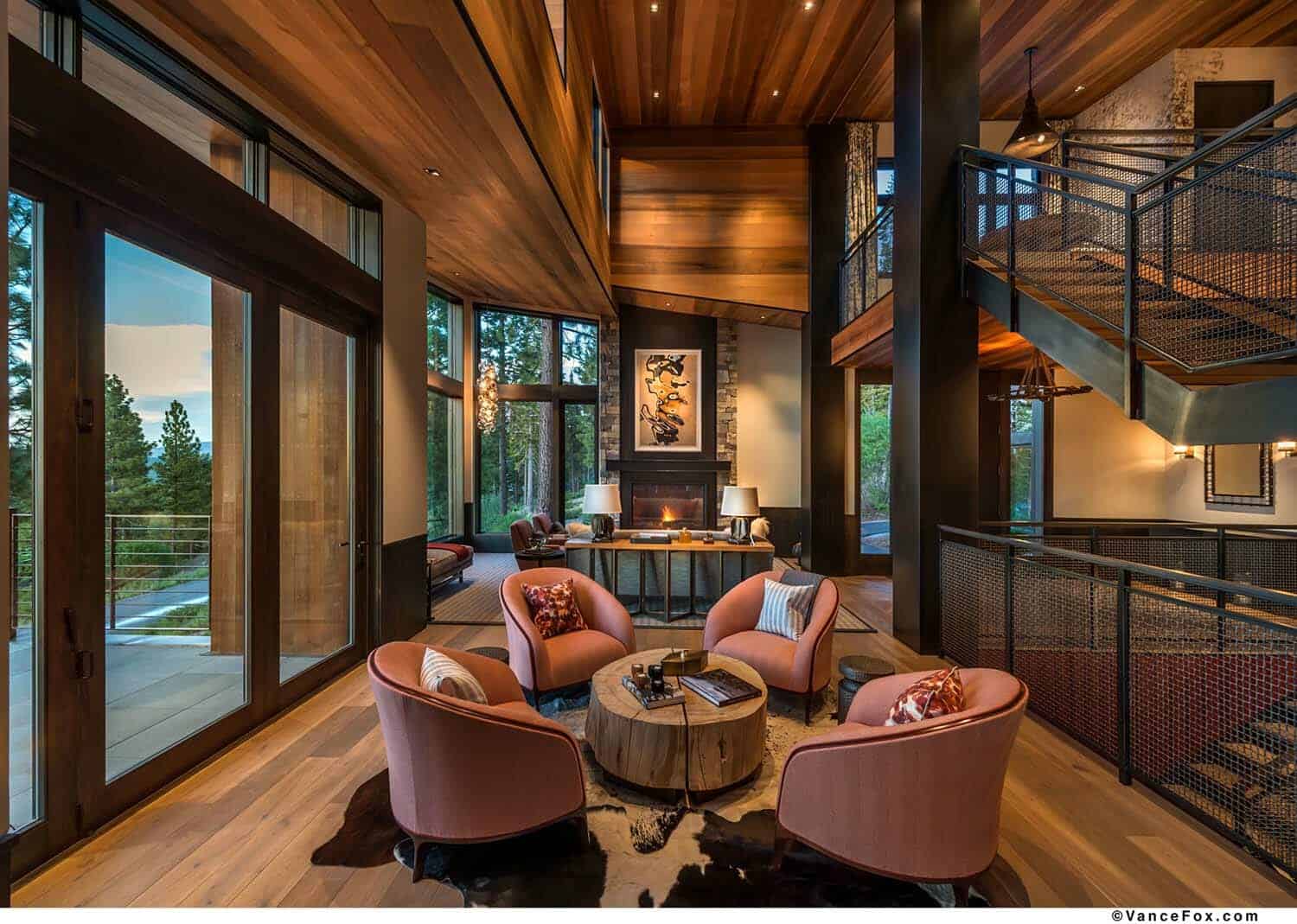 Northern California mountain retreat displays impressive design details-7
