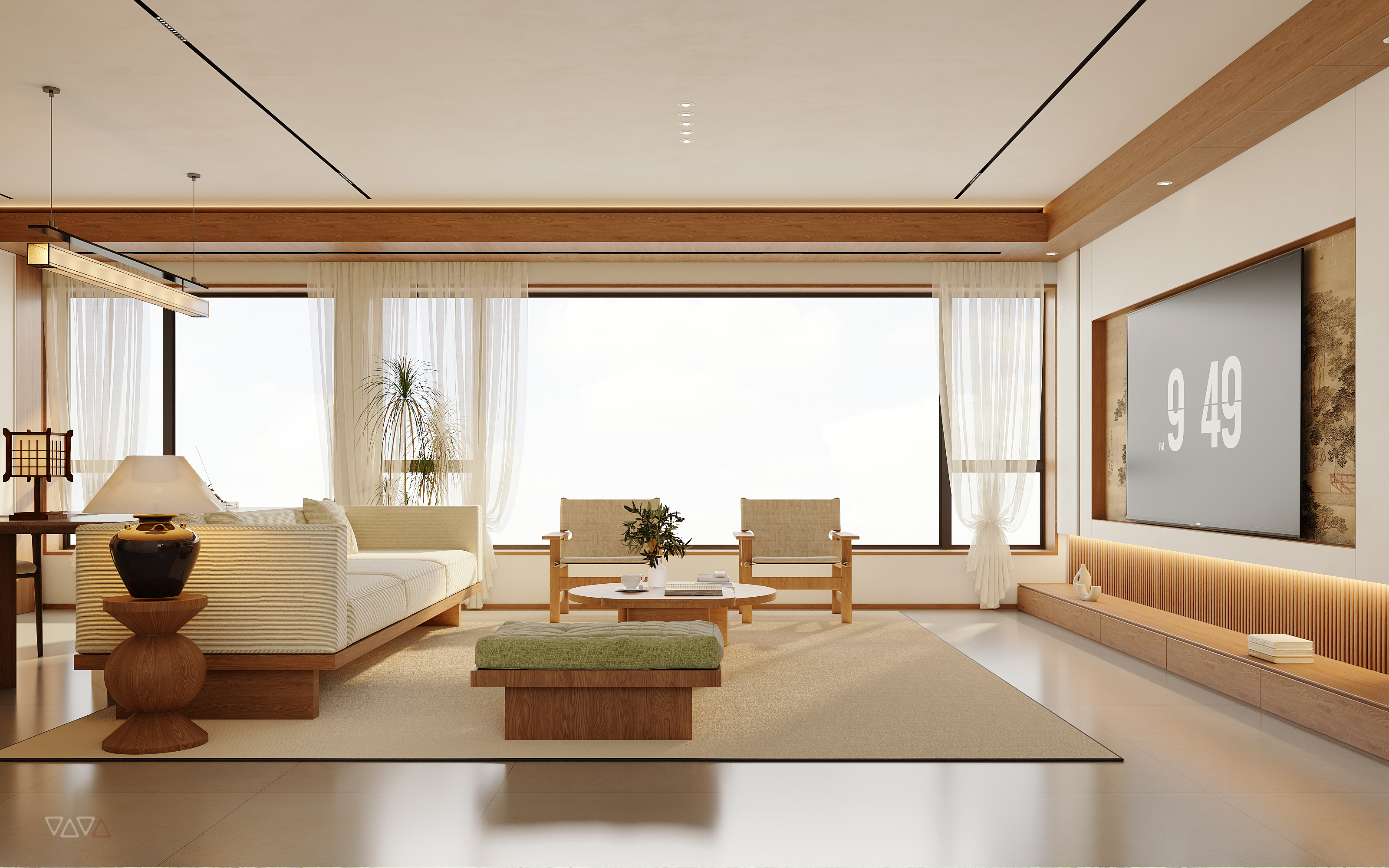 宋式客餐厅效果图-2