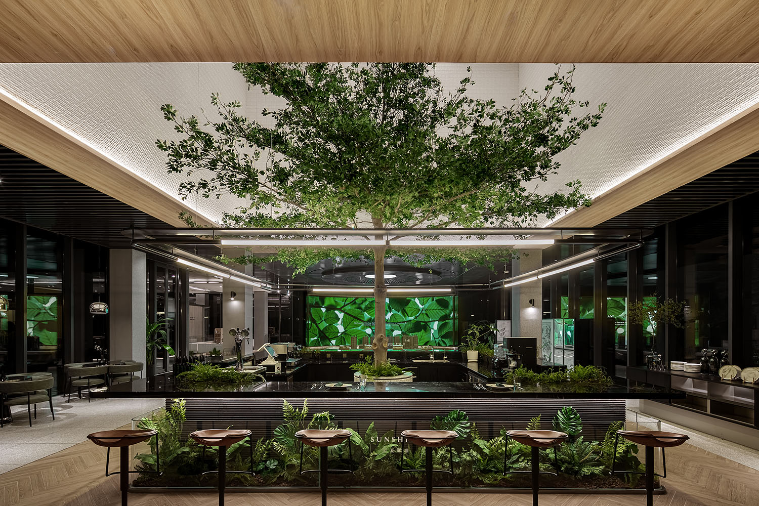 一间会呼吸的雨林餐厅Afterain-9