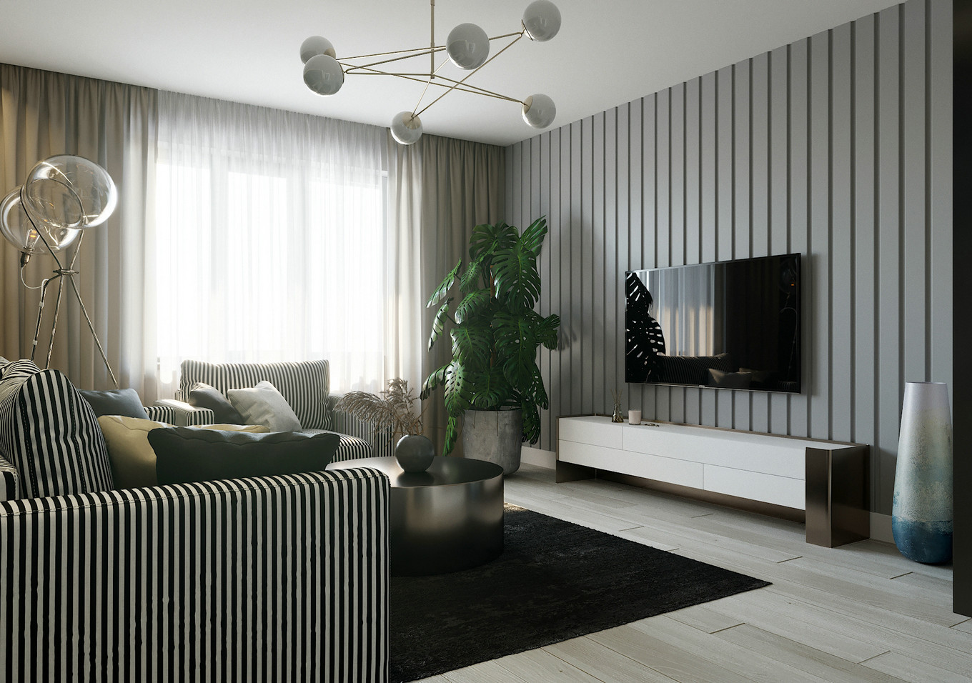 简约北欧风，深色系的高级美！-3