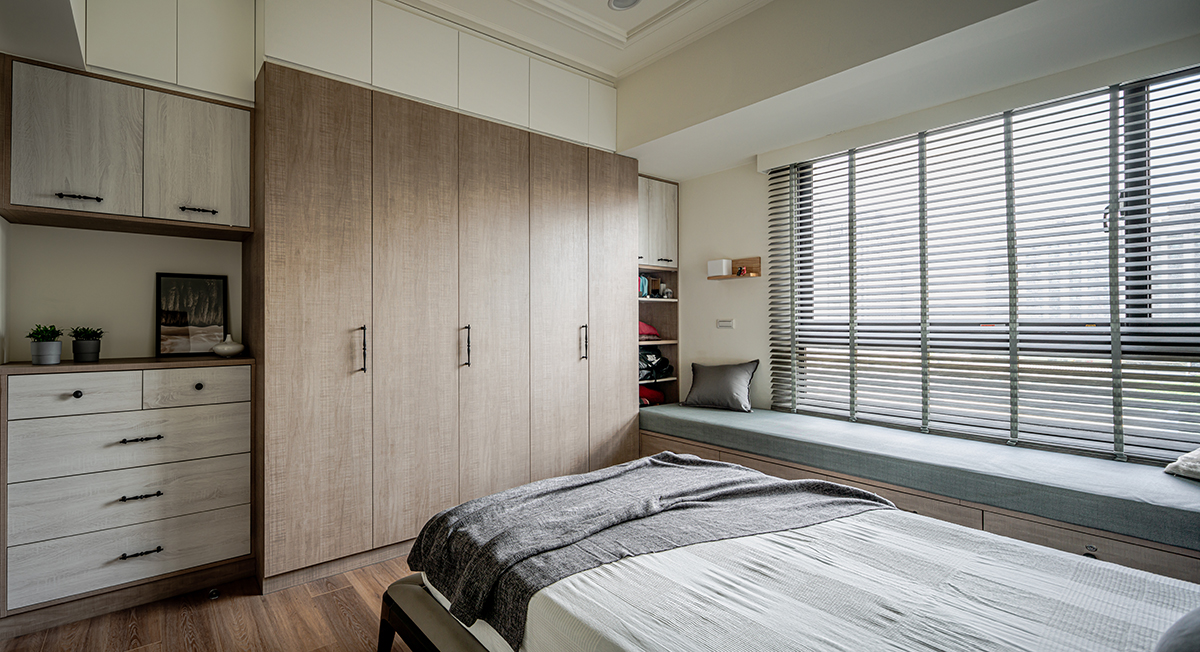 家装设计案例鉴赏——清新感薄荷绿轻美式小宅 -11