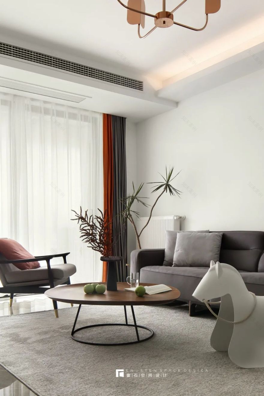 清颜 | 壹石设计打造素雅又不失热情的家居空间-24