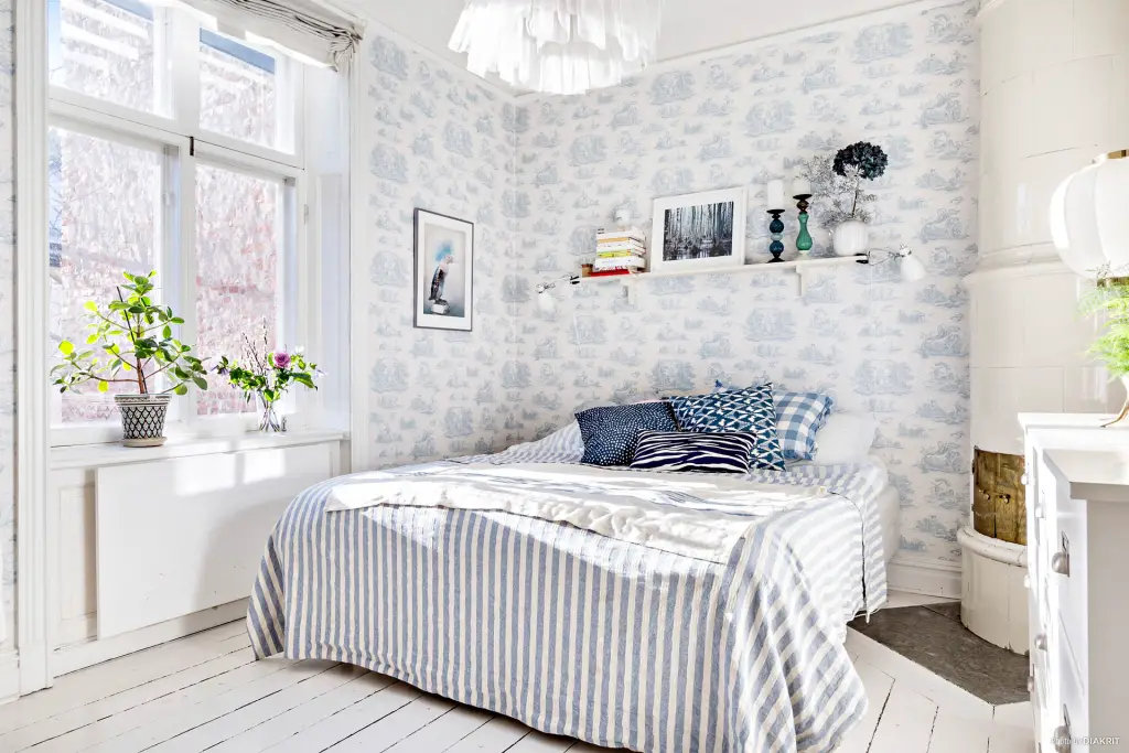 瑞典复古风公寓 | 色彩与历史的完美融合-11