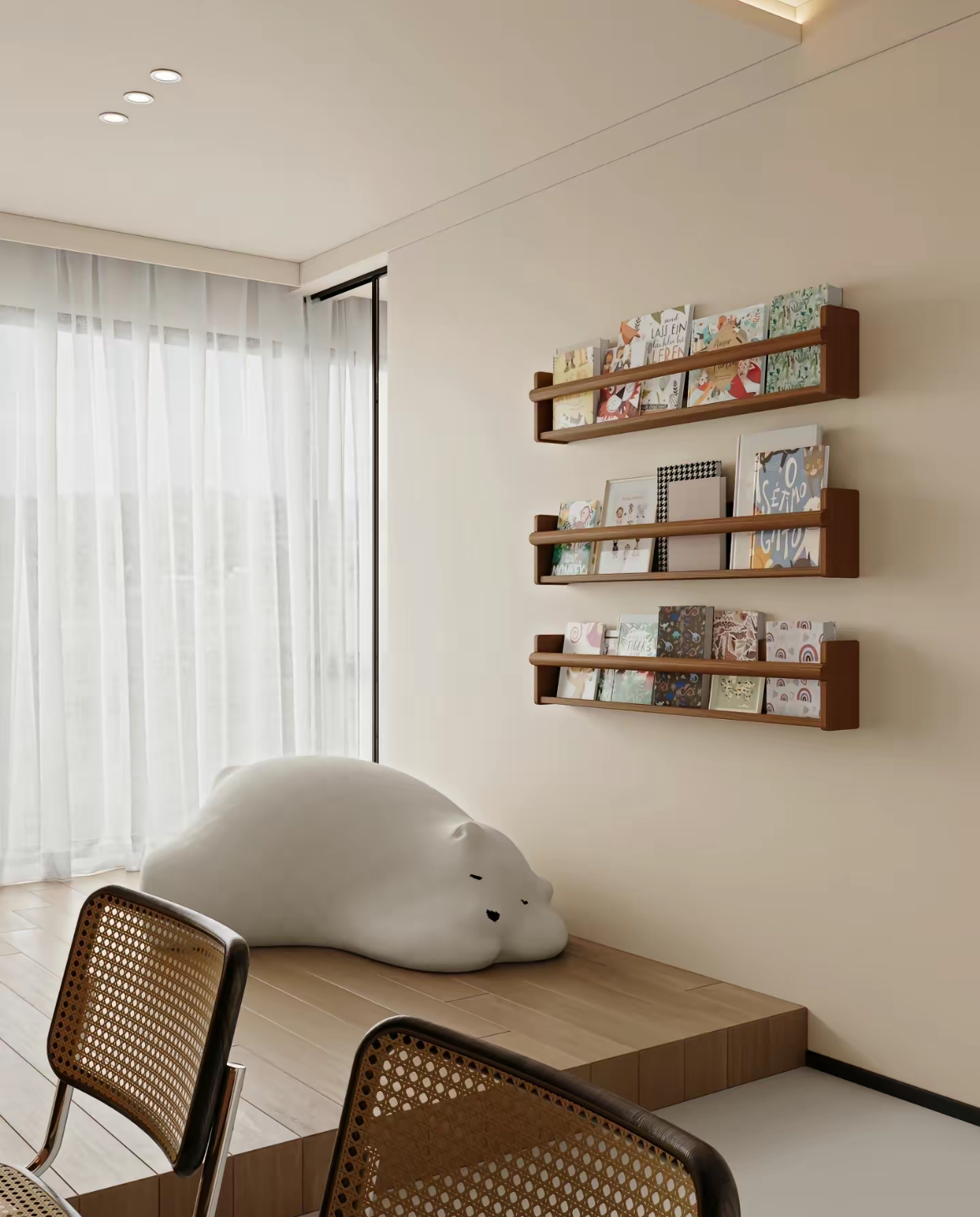 丽娜的温馨奶油风客餐厅-8