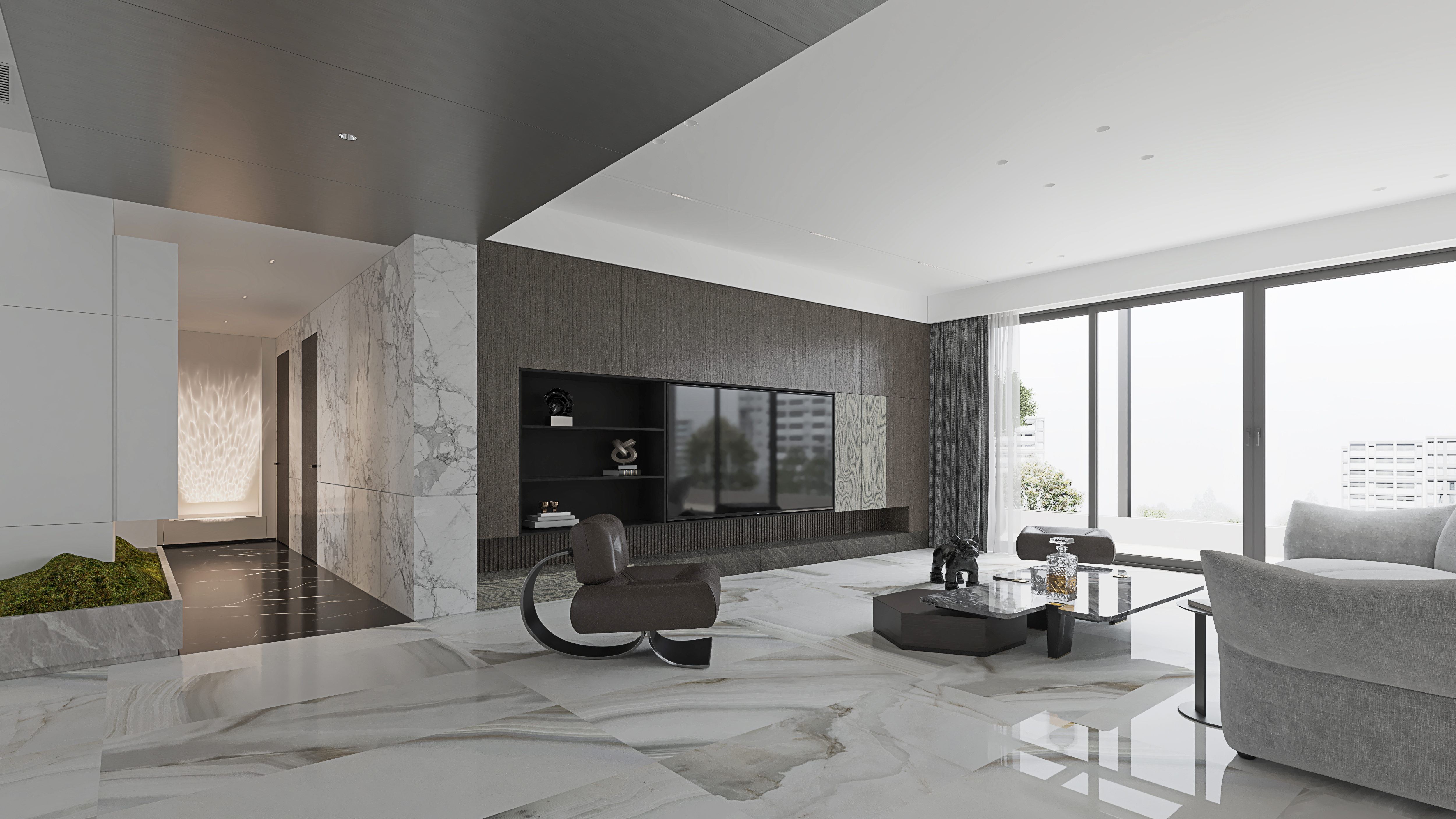 几何共社 · 芜湖汀海壹品平层大宅设计丨中国芜湖-30