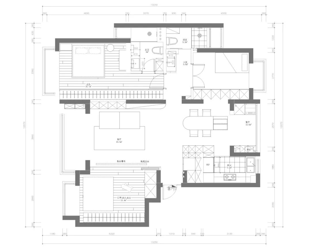 130㎡轻法自然|金融精英家庭的浪漫亲子互动宅，共筑成长时光-12