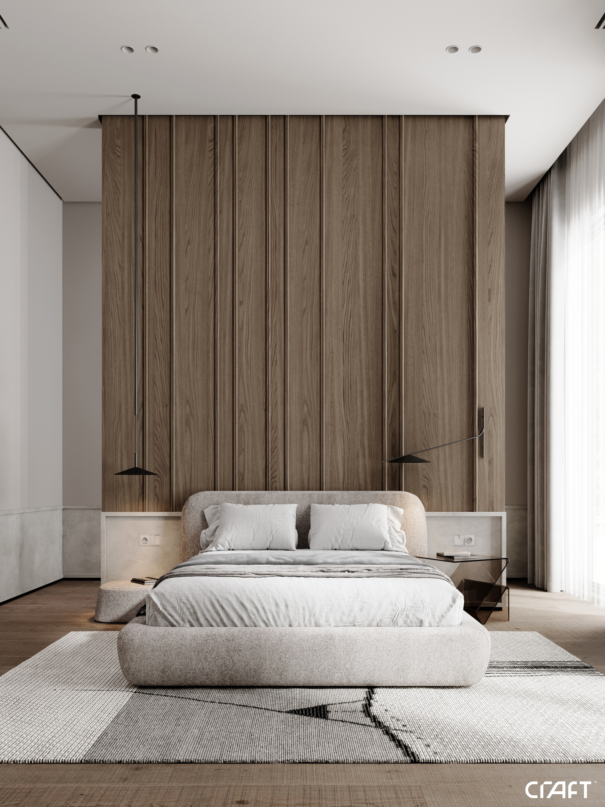 现代卧室设计丨沙特阿拉伯利雅得-2