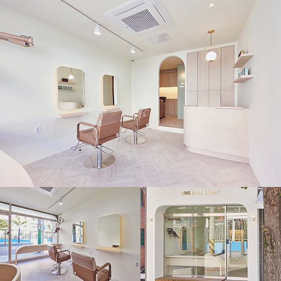简约白色调美容室 -1