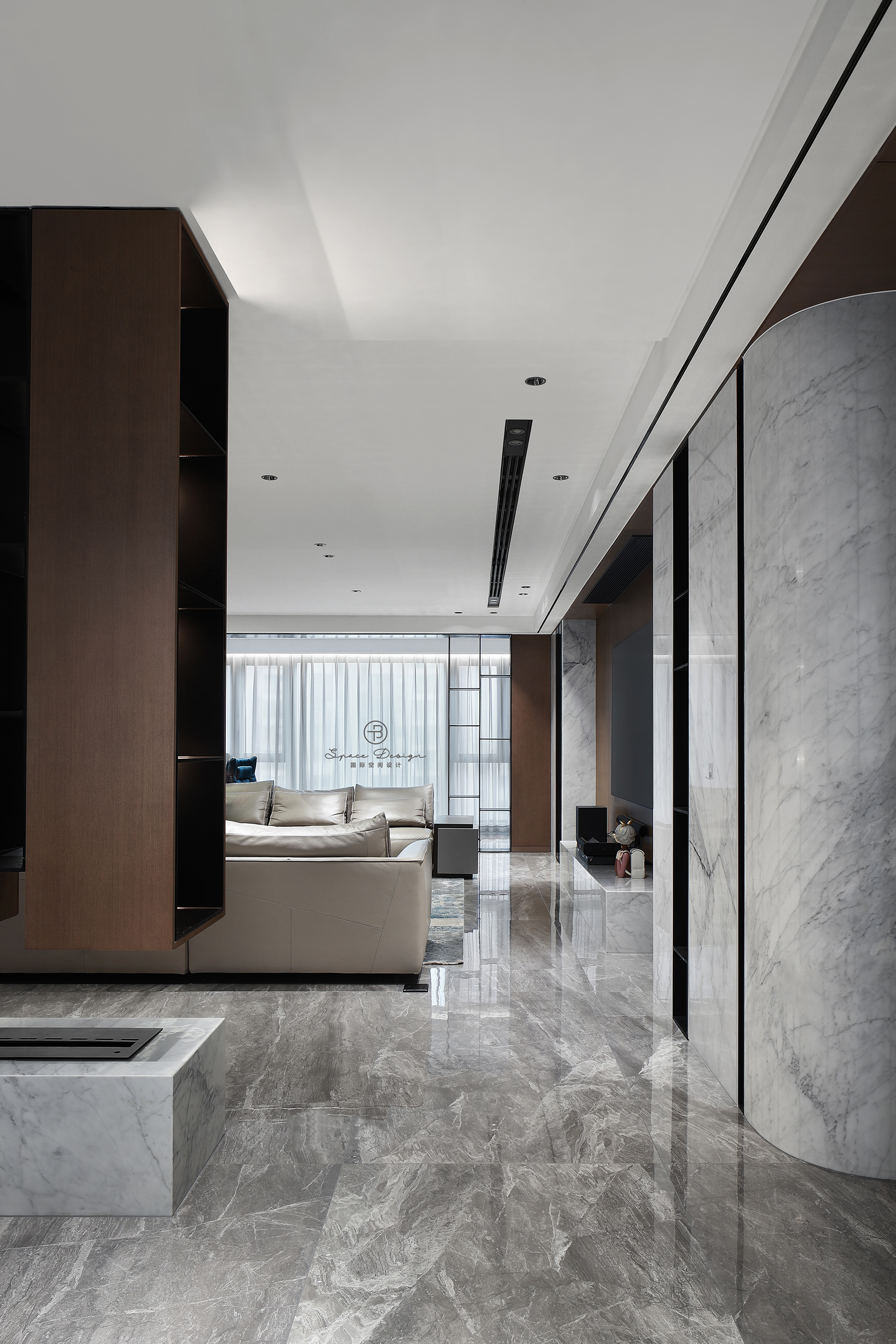 港式时尚舒适住宅丨中国南通丨T·B 国际空间设计-21