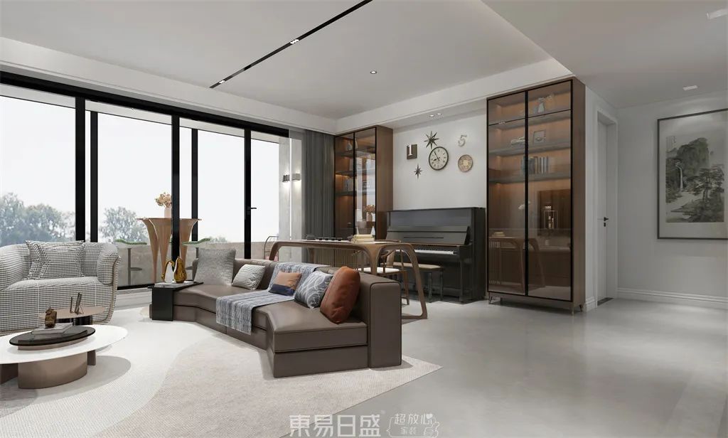 纯粹干练的现代家居设计·奥正诚园南区丨东易日盛-33