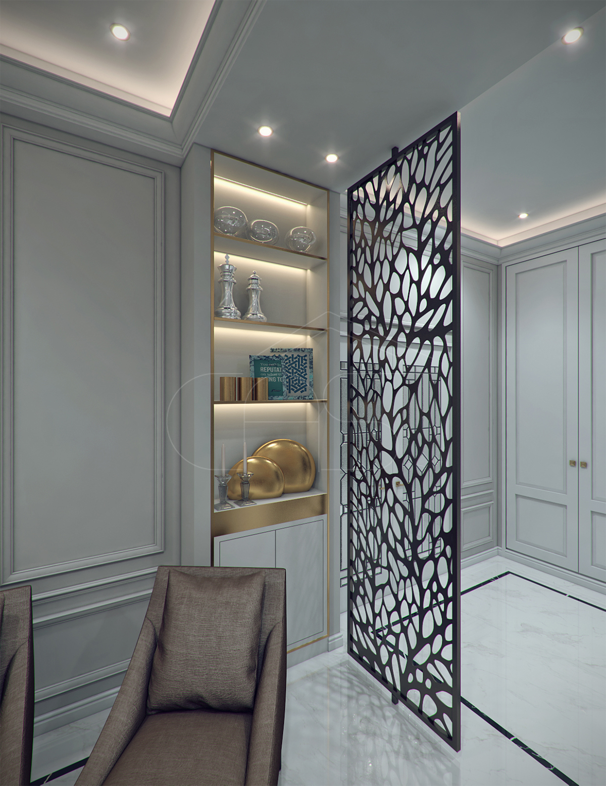 modern classic villa interior design-18