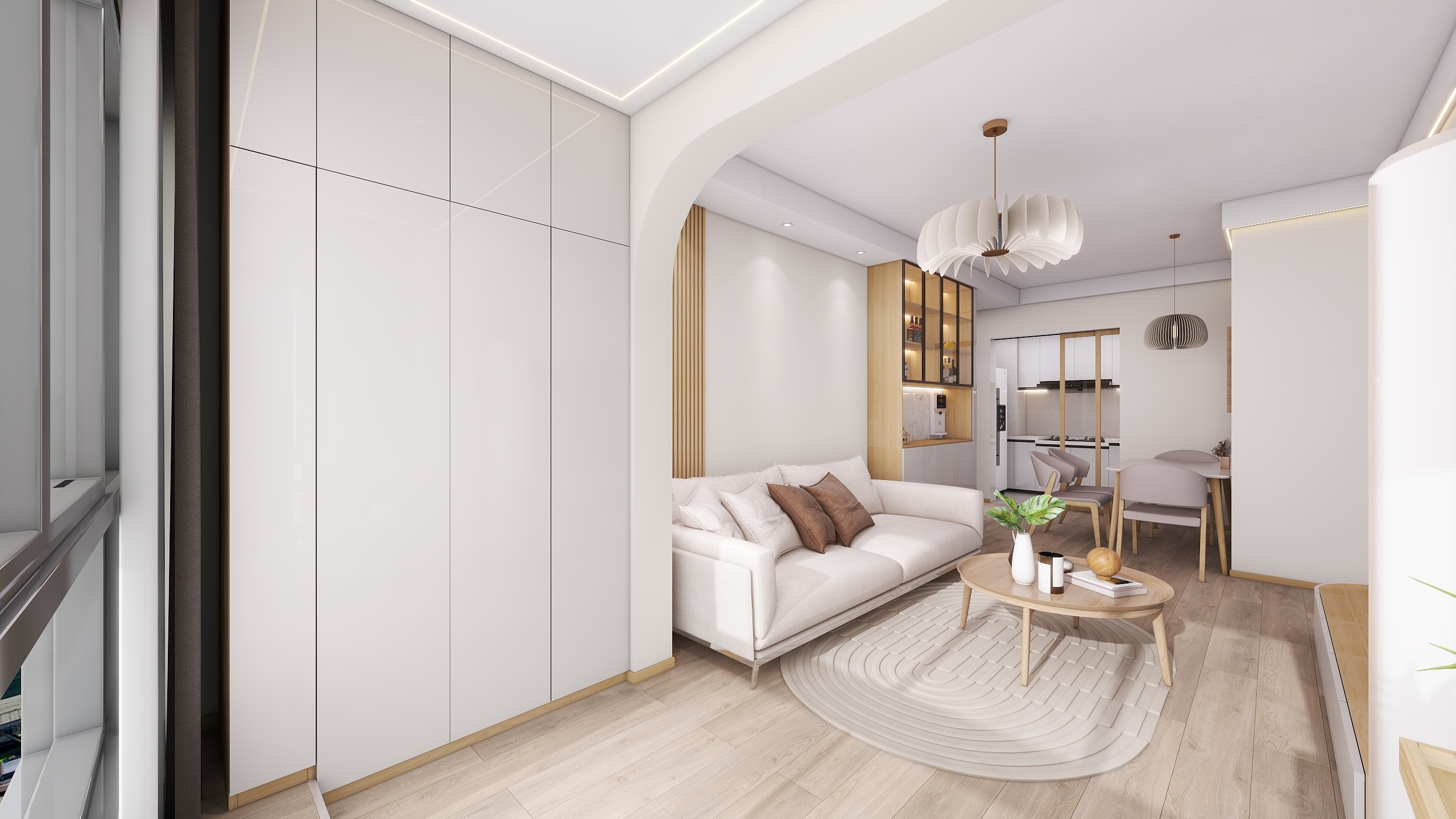 四川成都汇厦少城锦官郡（67平方日式原木风两居室）-25