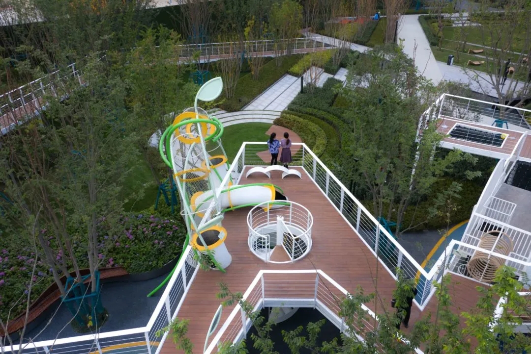 西安云桥连接的儿童游乐区丨中国西安丨季高集团-30