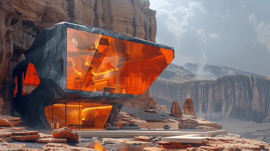 琥珀宫丨阿联酋迪拜丨Green Clay Architecture-11