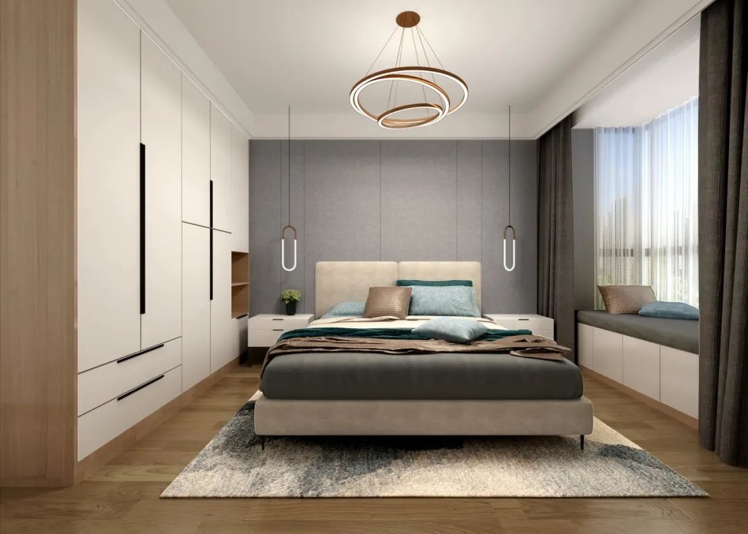 现代简约风格,打造 150㎡三室两厅的温馨家居-32