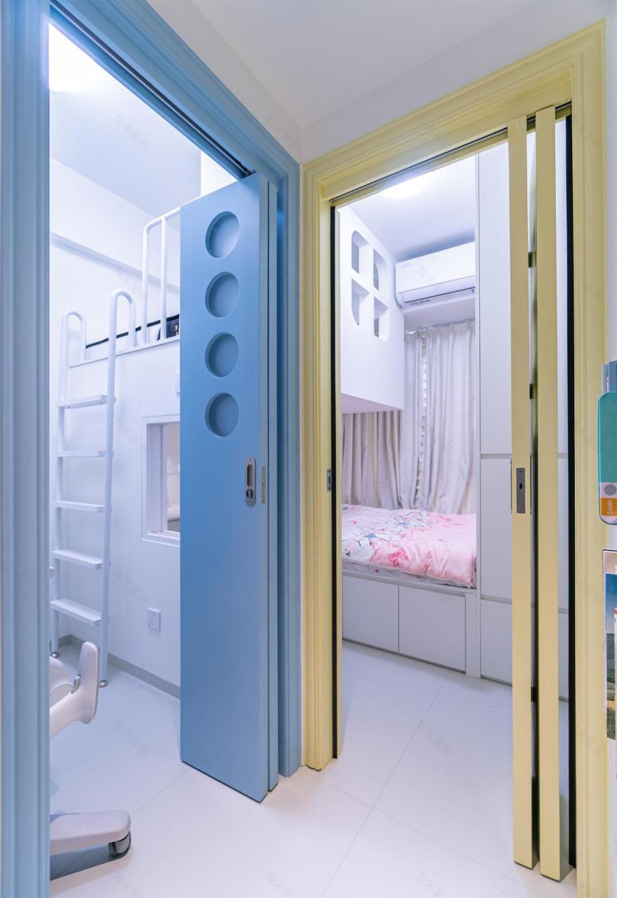 96㎡中古混搭风四居室装修-51