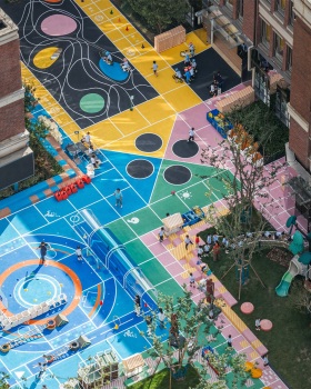 飞行棋幼儿园（上海市徐汇区科技幼儿园文定园景观提升）丨中国上海丨VIA维亚景观