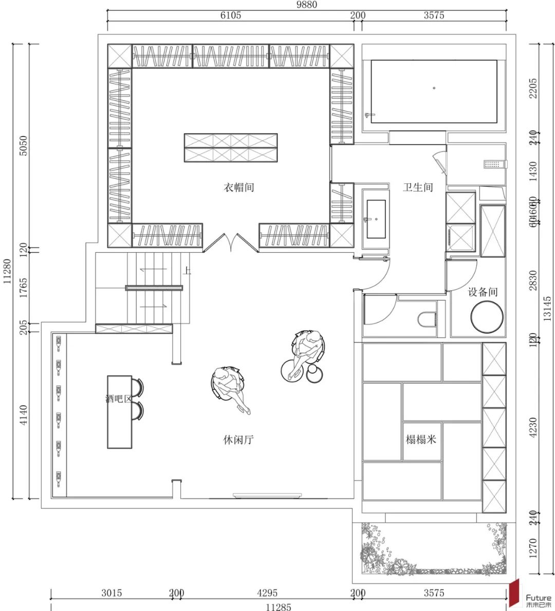 万科四季公园 260㎡四口之家，温馨生活空间-40