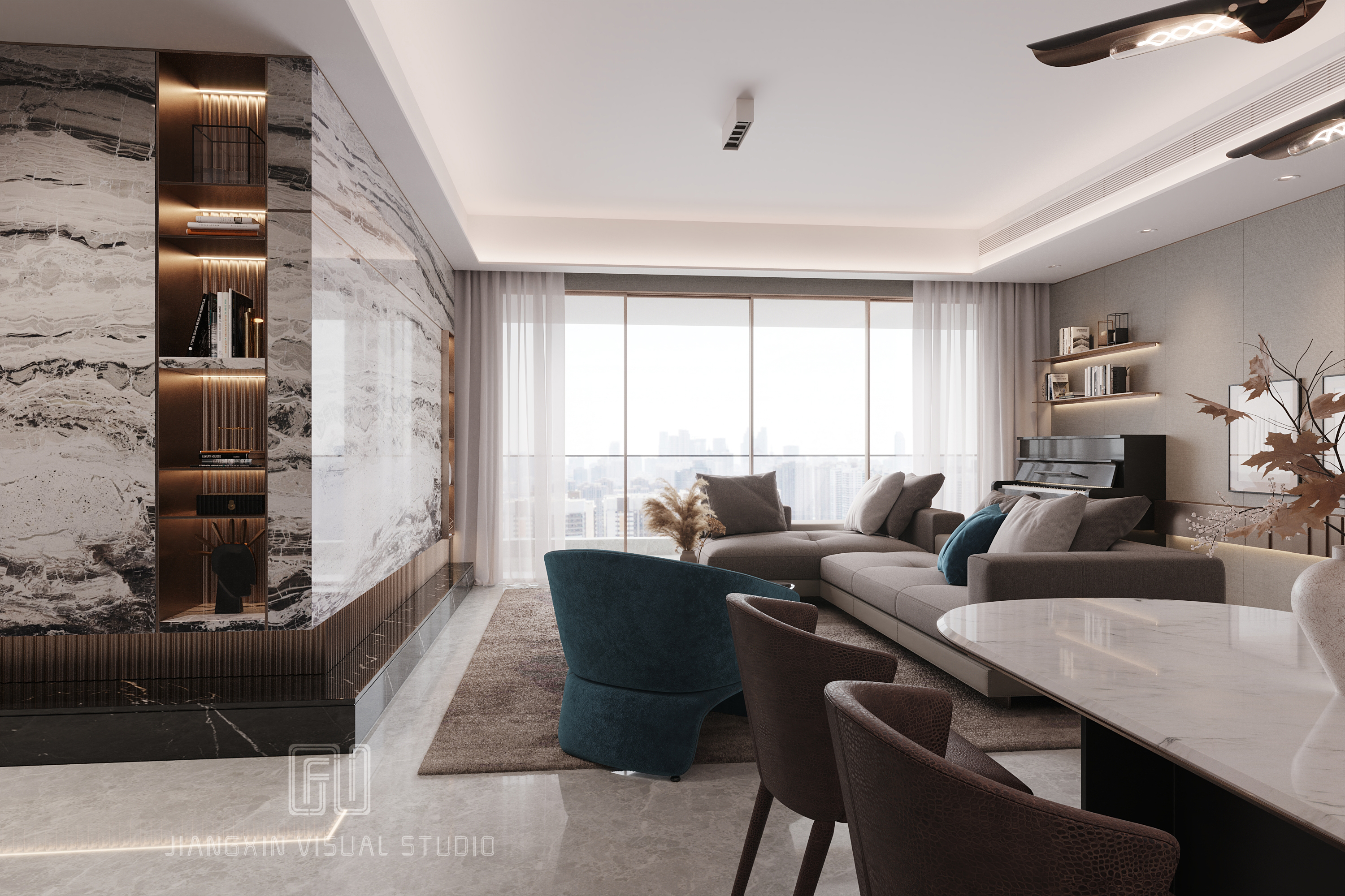 现代简约办公空间设计-32