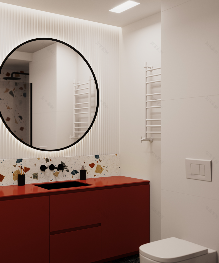 现代轻古典家居,隐藏式收纳释放空间-28