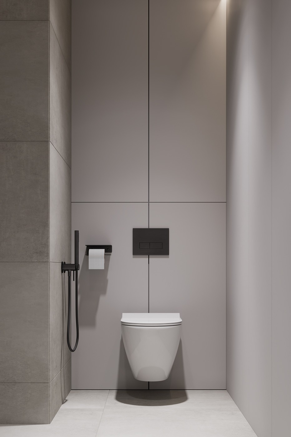 95㎡高级黑色系公寓设计 超多细节-22