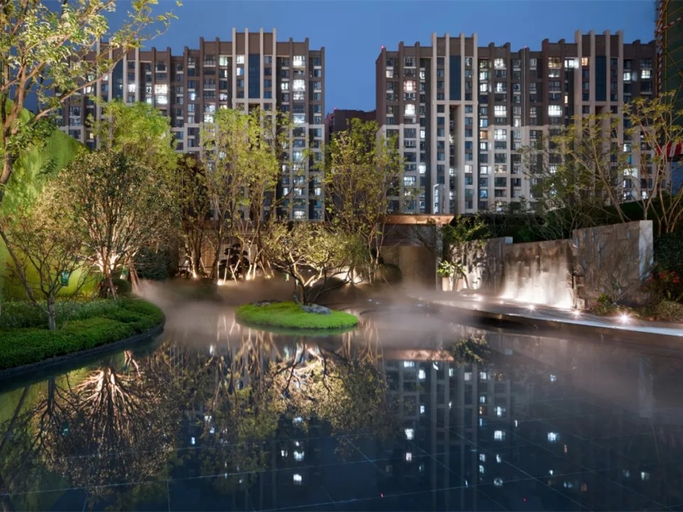 成都龙湖西府琅悦示范区景观-3