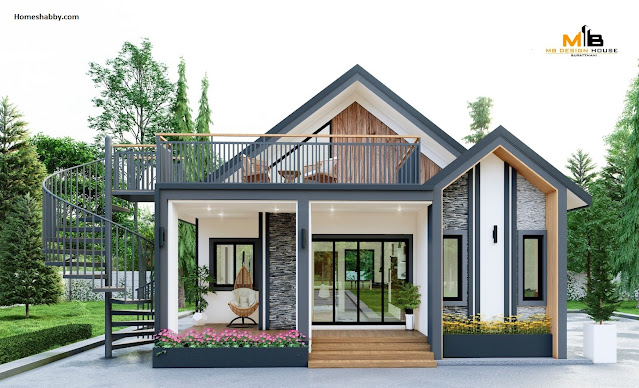 9 · 9 米带达克屋顶的房屋设计-6