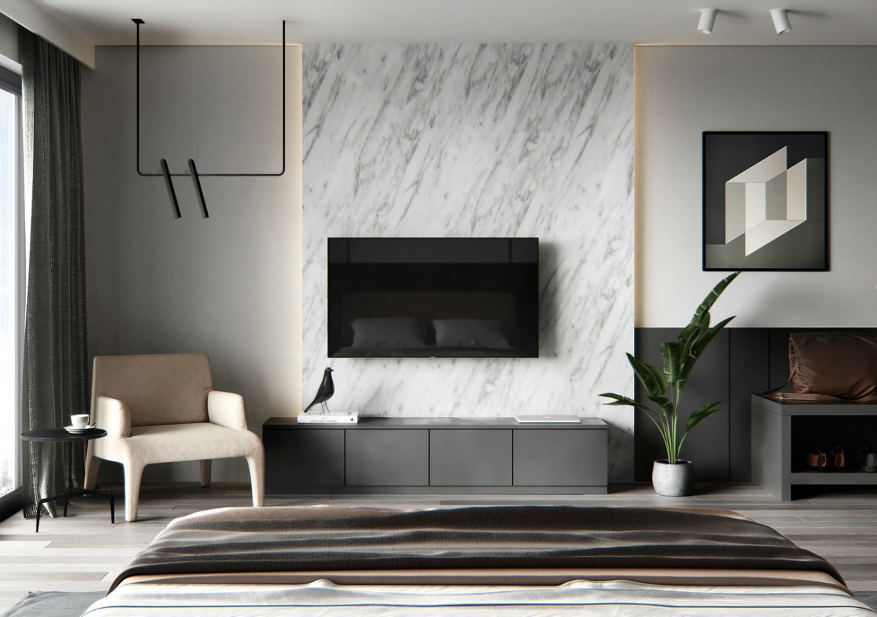 北欧质感美学，清新室内设计-5