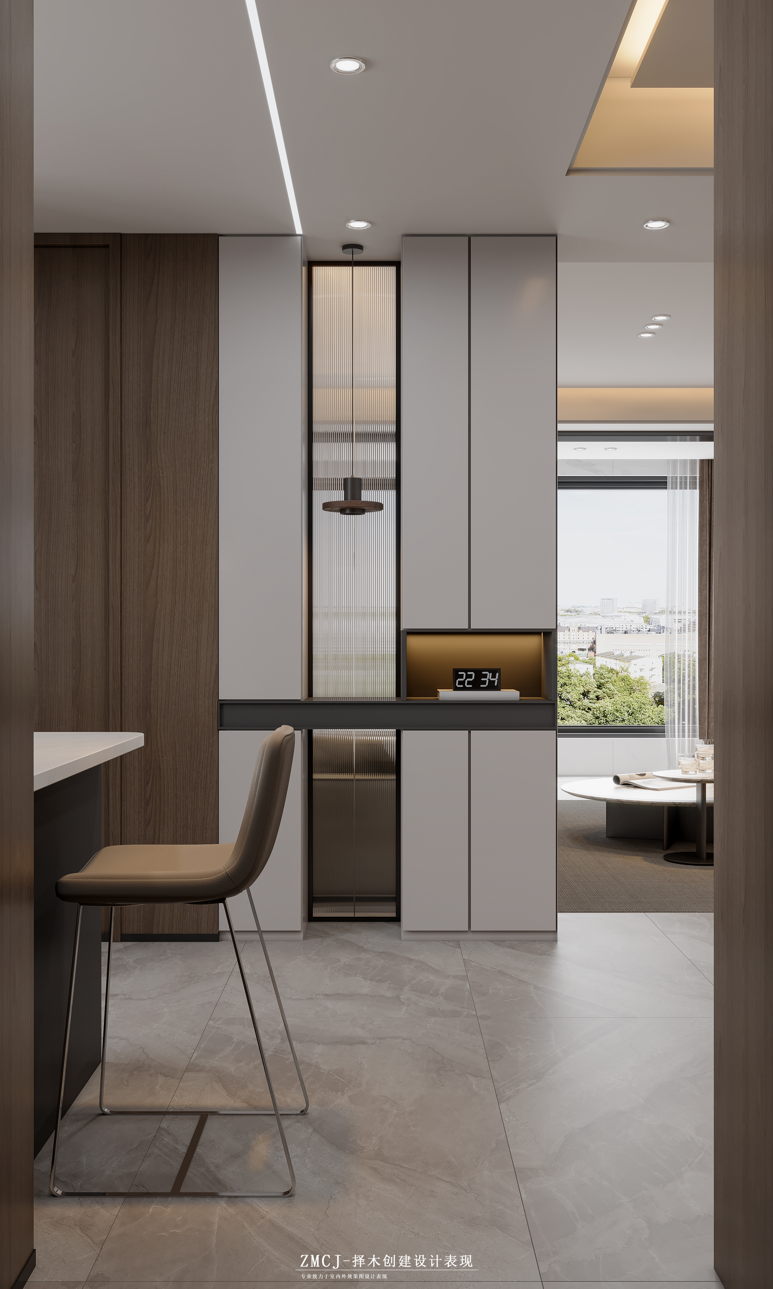 现代轻奢全屋·择木创建新晨效果图-8