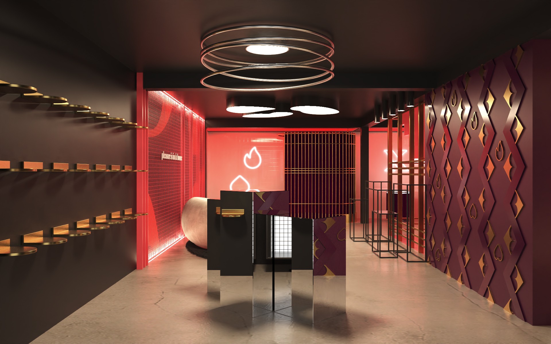 X Boutique 浪漫内衣店设计-30