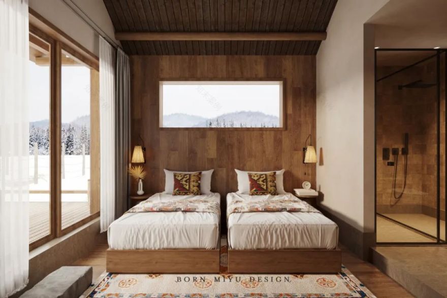 博仁设计 | 新疆民宿 融于自然的野奢木屋-60