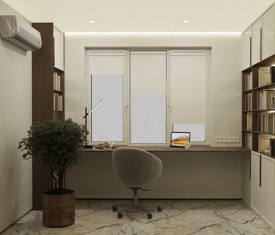 白色工作室公寓丨乌克兰基辅丨Аліна Кисіль-25