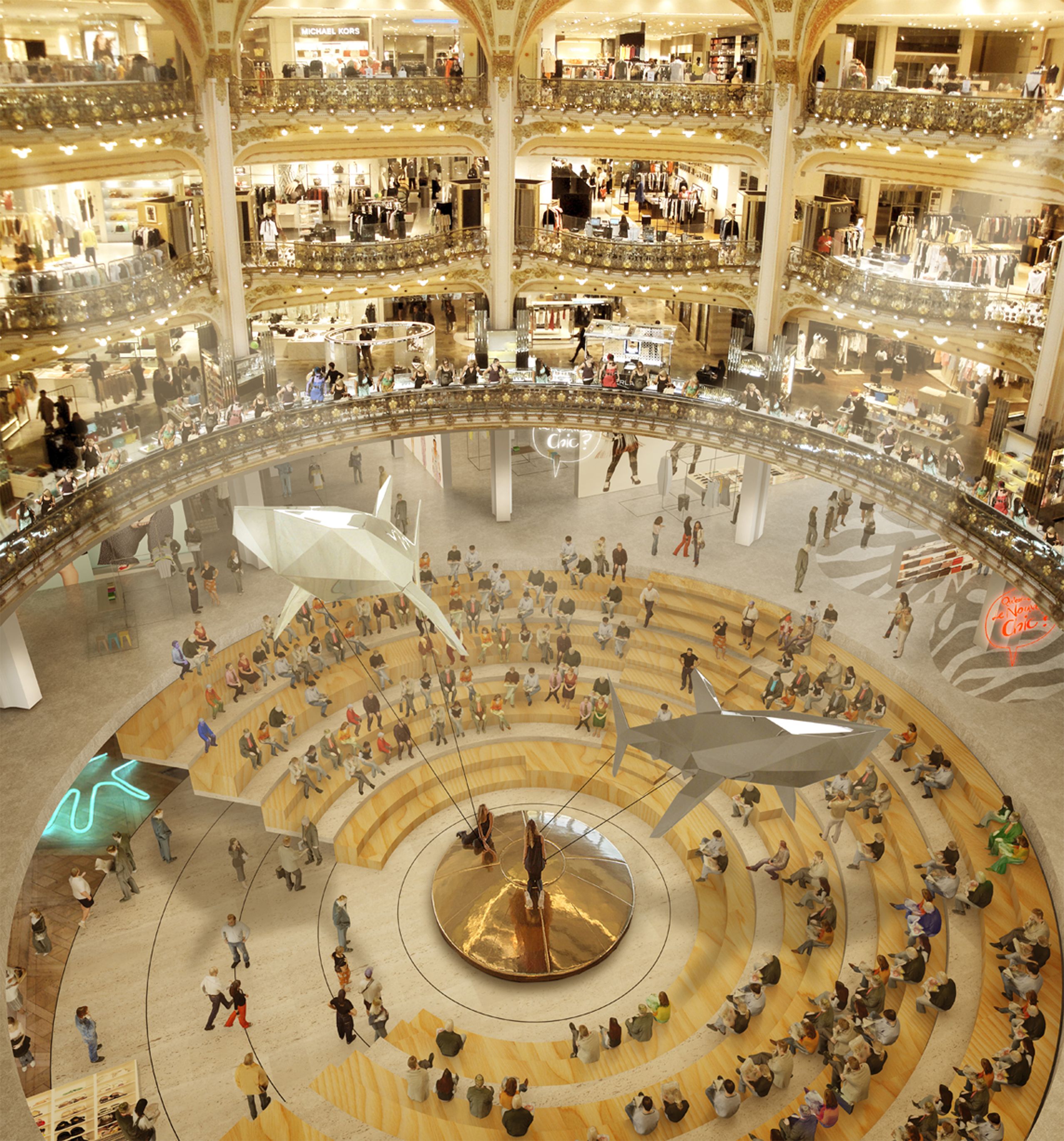 巴黎之光·Galeries Lafayette Lumière-17