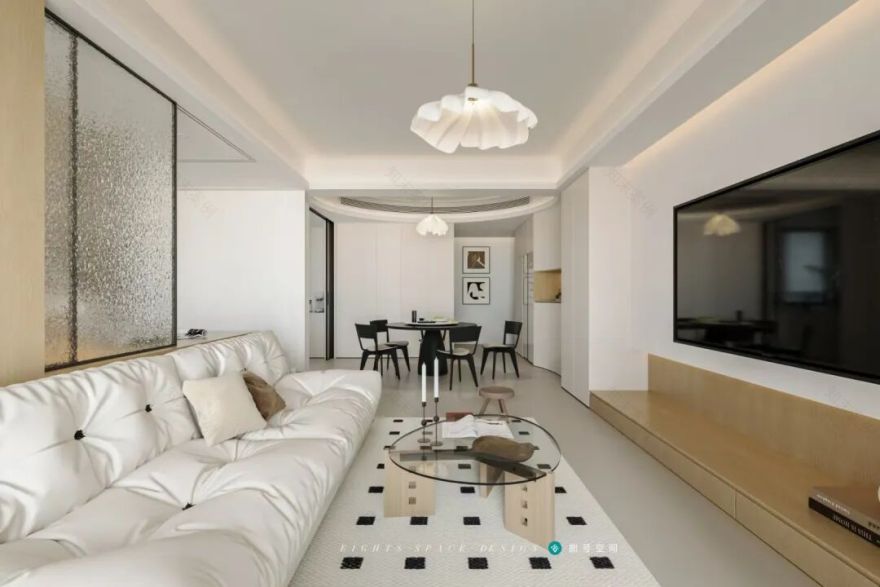 OriginalDesign|钢旅蓝郡142m²,只需一面玻璃半墙,书房空间手到擒来,还不影响通风采光!-28