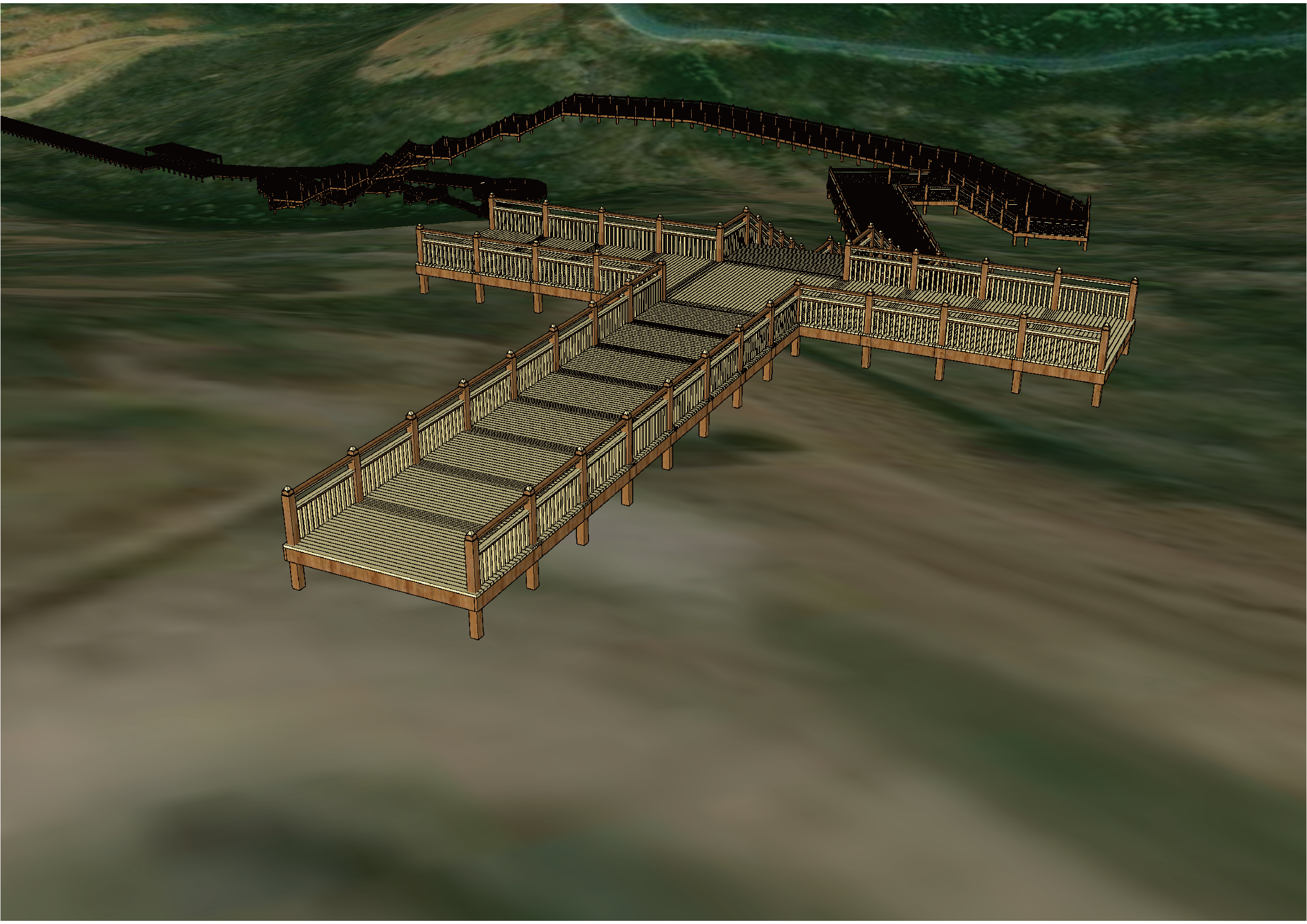 遗址园栈道景观设计-60