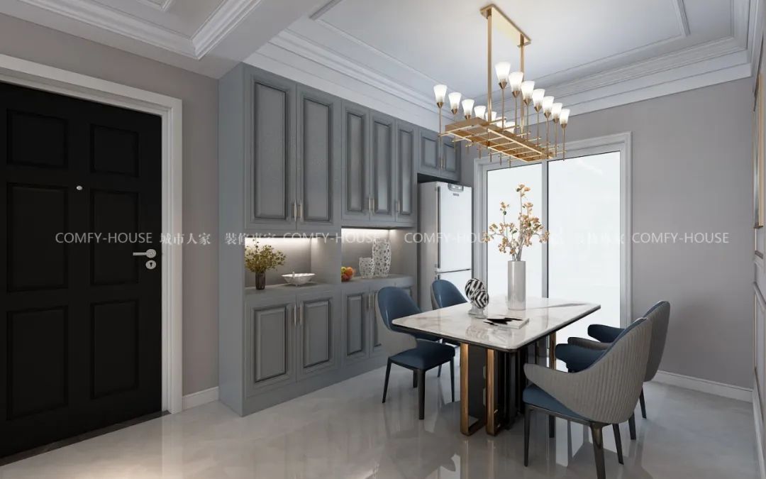 140㎡美式轻奢,邂逅理想生活-14