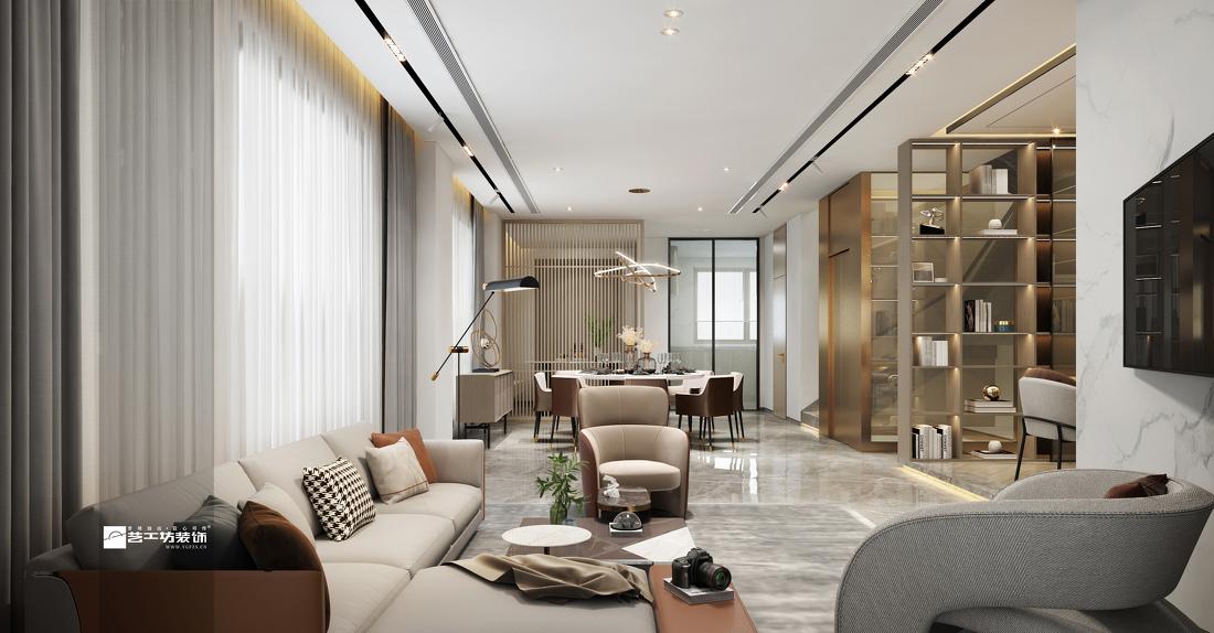 华润天合原木轻奢风亲子互动空间-9