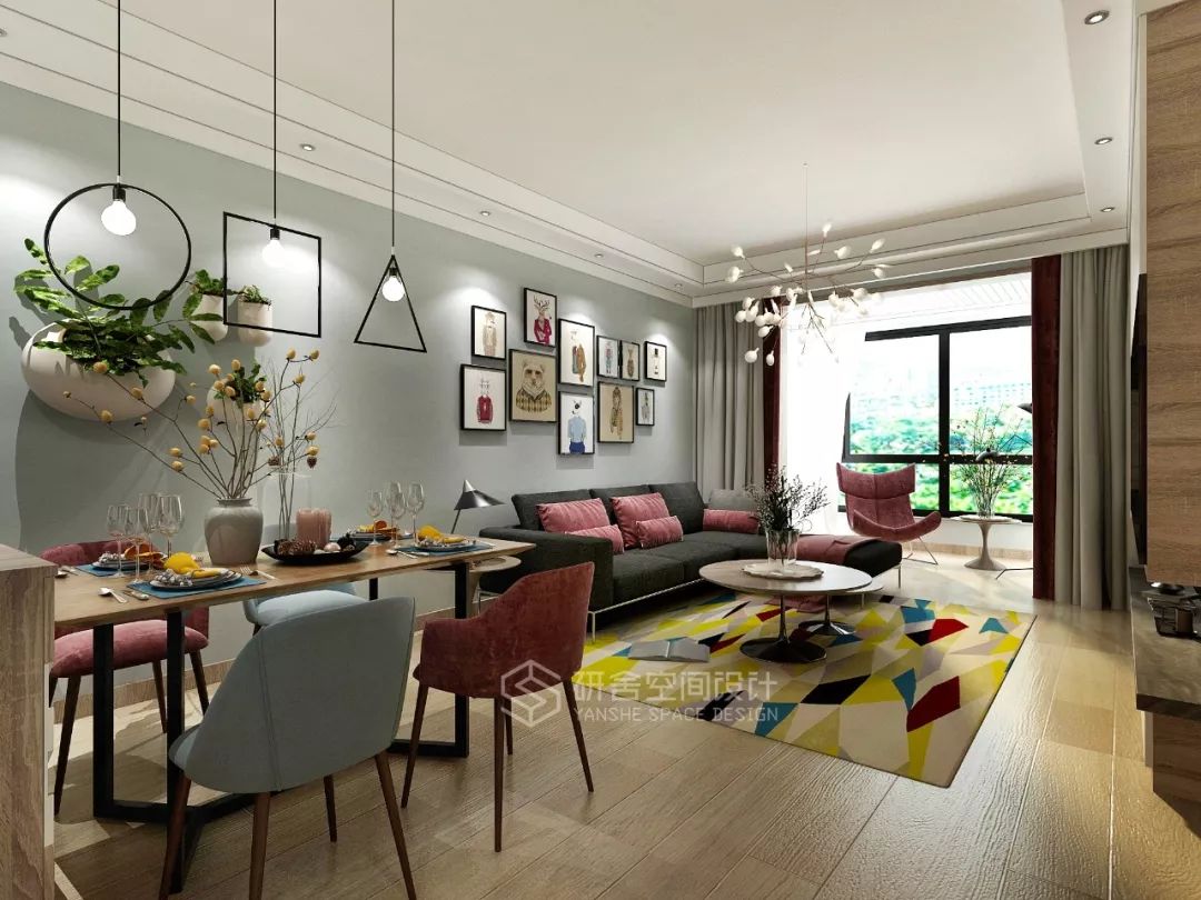 研舍 . 设计 | 简约样板间设计“明媚风情”-22