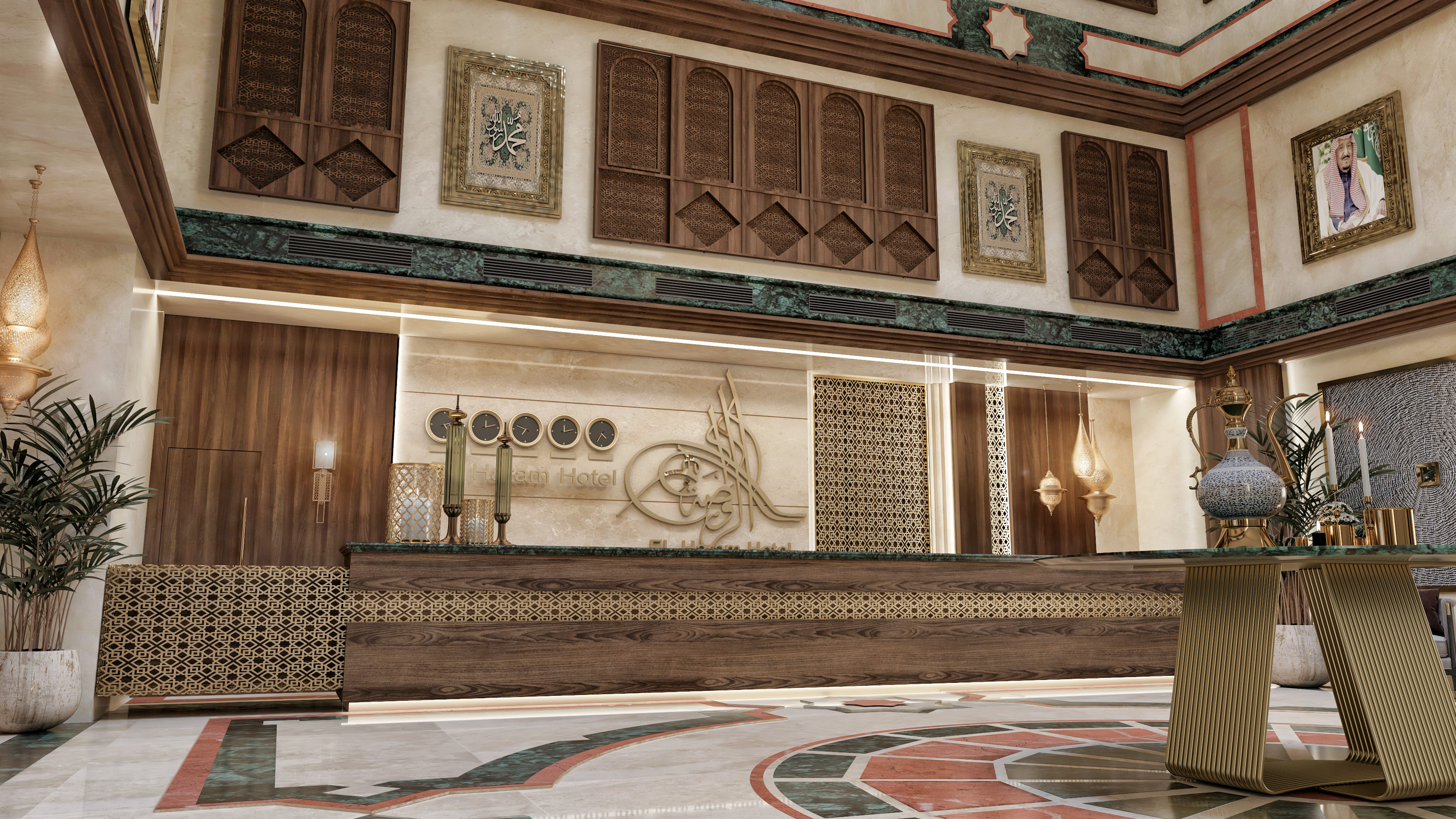 El Haram Hotel Lobby KSA-9